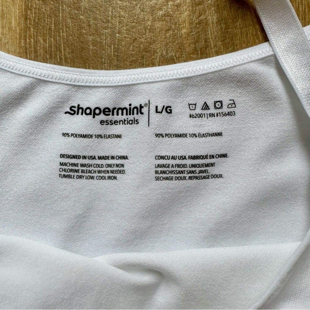 Shapermint White Shapewear Tank Top - Picture 3 of 4